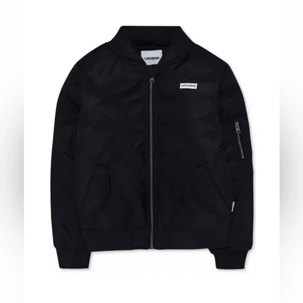 Converse Black OuterwearJacket . Size 10-12 years